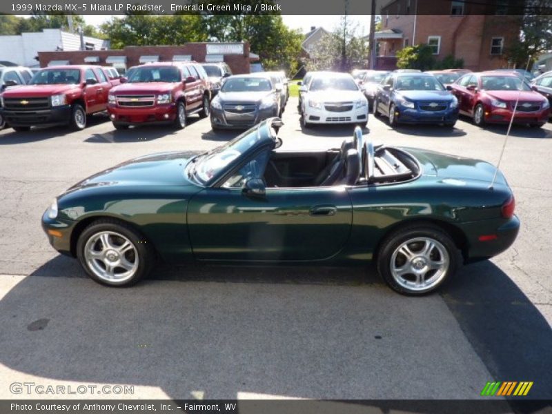 Emerald Green Mica / Black 1999 Mazda MX-5 Miata LP Roadster