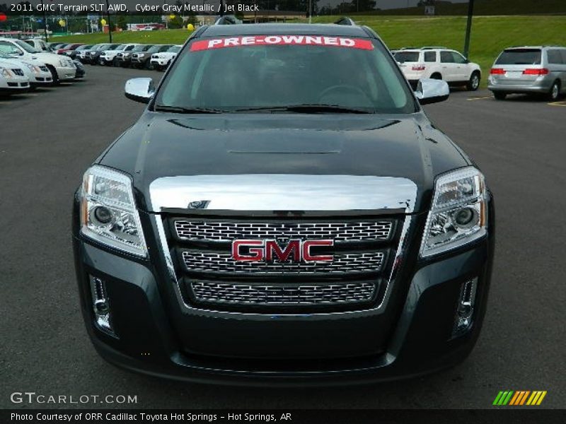 Cyber Gray Metallic / Jet Black 2011 GMC Terrain SLT AWD