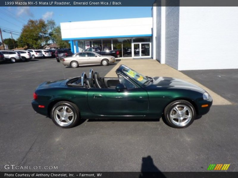 Emerald Green Mica / Black 1999 Mazda MX-5 Miata LP Roadster