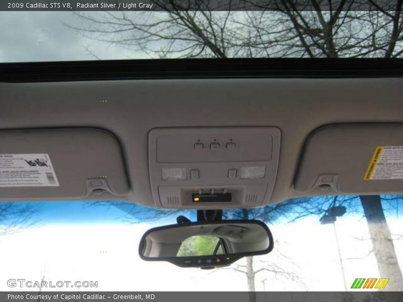 Radiant Silver / Light Gray 2009 Cadillac STS V8