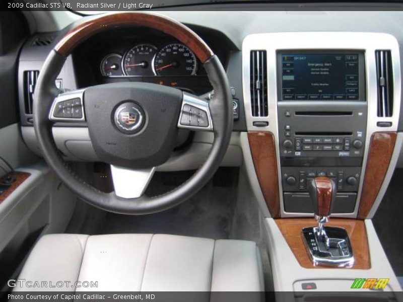 Radiant Silver / Light Gray 2009 Cadillac STS V8
