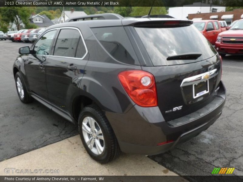 Ashen Gray Metallic / Jet Black 2013 Chevrolet Equinox LT AWD