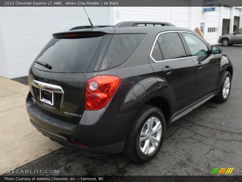 Ashen Gray Metallic / Jet Black 2013 Chevrolet Equinox LT AWD