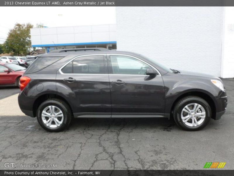 Ashen Gray Metallic / Jet Black 2013 Chevrolet Equinox LT AWD