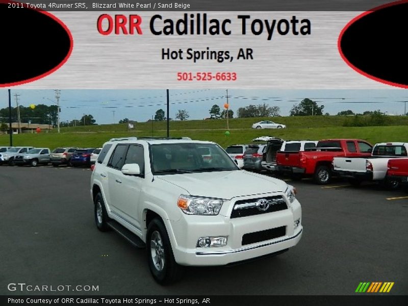 Blizzard White Pearl / Sand Beige 2011 Toyota 4Runner SR5