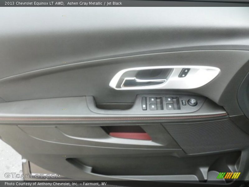 Ashen Gray Metallic / Jet Black 2013 Chevrolet Equinox LT AWD