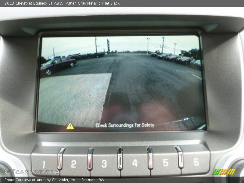Ashen Gray Metallic / Jet Black 2013 Chevrolet Equinox LT AWD