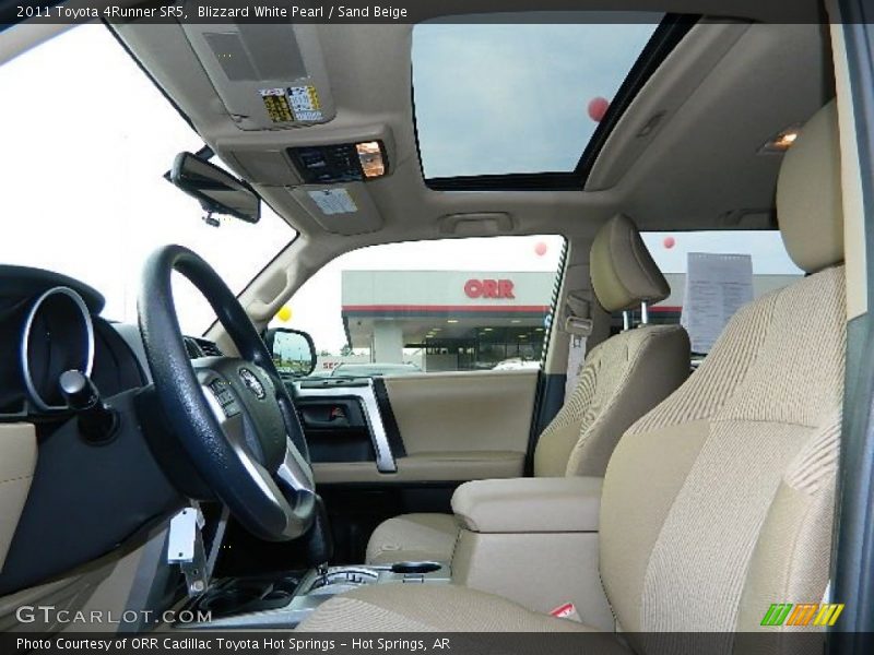 Blizzard White Pearl / Sand Beige 2011 Toyota 4Runner SR5