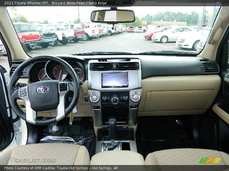 Blizzard White Pearl / Sand Beige 2011 Toyota 4Runner SR5