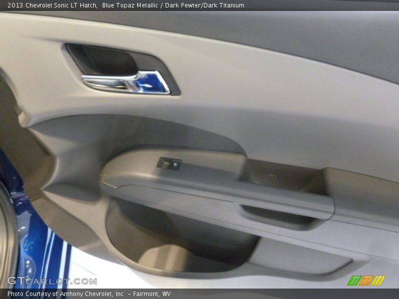 Blue Topaz Metallic / Dark Pewter/Dark Titanium 2013 Chevrolet Sonic LT Hatch