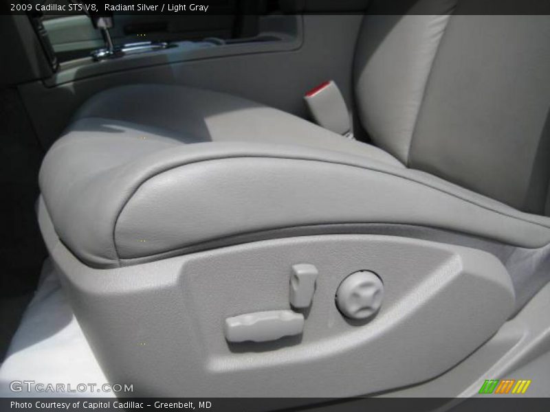 Radiant Silver / Light Gray 2009 Cadillac STS V8