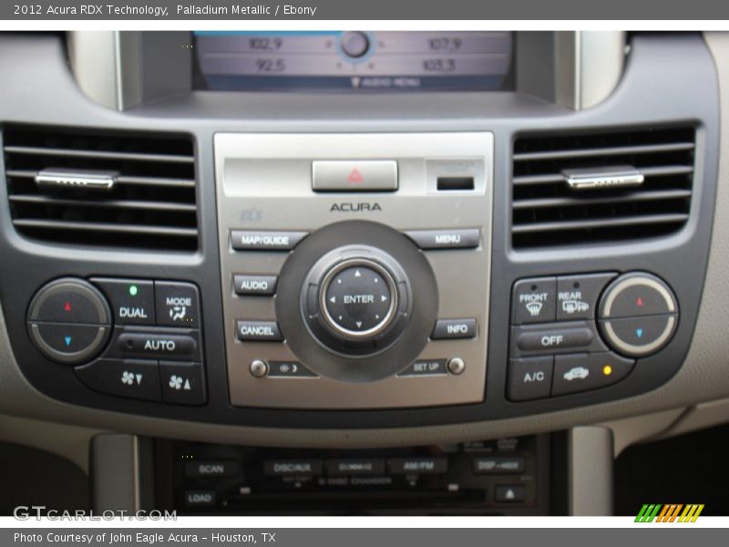 Palladium Metallic / Ebony 2012 Acura RDX Technology