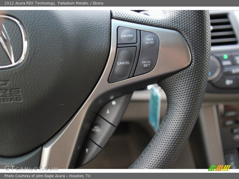 Palladium Metallic / Ebony 2012 Acura RDX Technology
