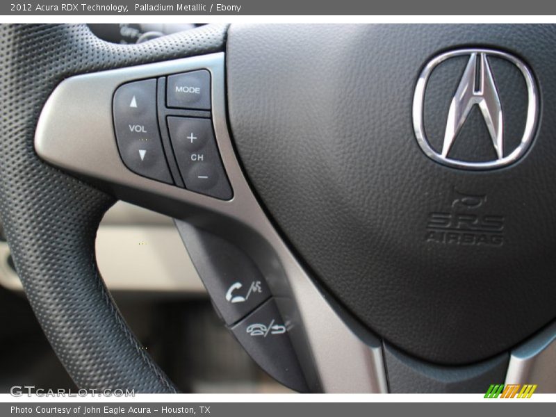 Palladium Metallic / Ebony 2012 Acura RDX Technology