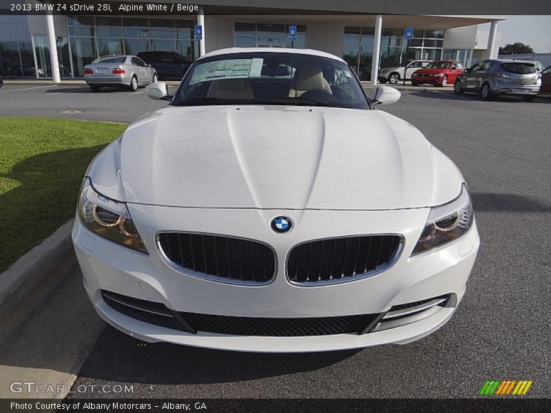 Alpine White / Beige 2013 BMW Z4 sDrive 28i