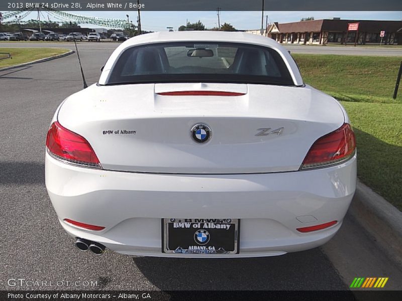 Alpine White / Beige 2013 BMW Z4 sDrive 28i