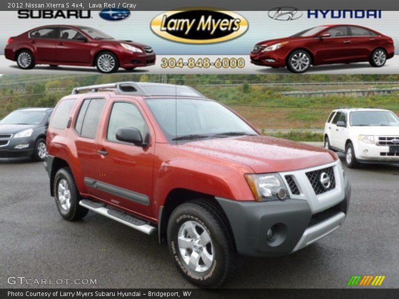 Lava Red / Gray 2012 Nissan Xterra S 4x4