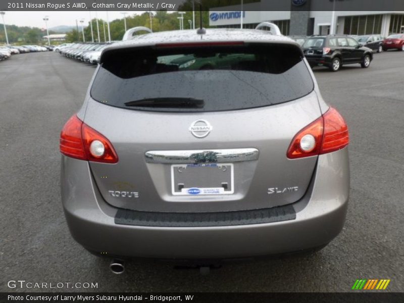 Gotham Gray Metallic / Gray 2011 Nissan Rogue S AWD