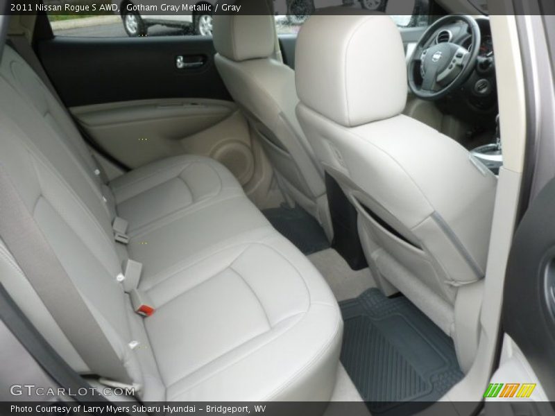 Gotham Gray Metallic / Gray 2011 Nissan Rogue S AWD
