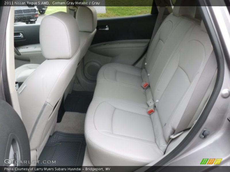 Gotham Gray Metallic / Gray 2011 Nissan Rogue S AWD