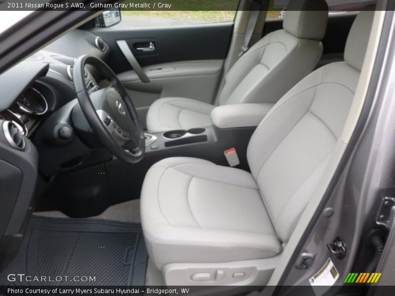 Gotham Gray Metallic / Gray 2011 Nissan Rogue S AWD