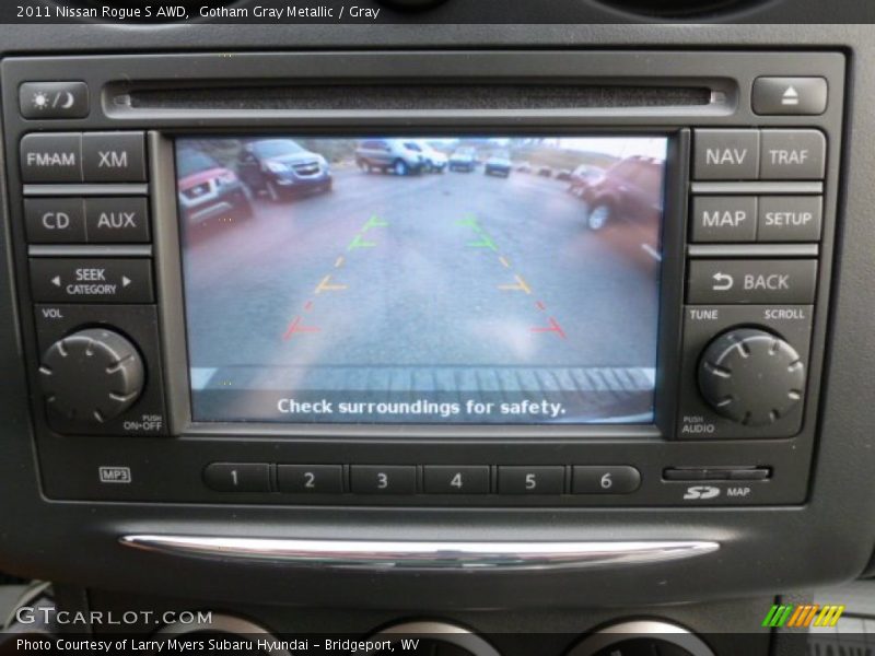 Gotham Gray Metallic / Gray 2011 Nissan Rogue S AWD