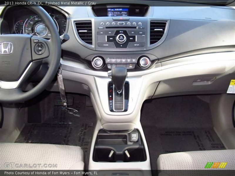 Polished Metal Metallic / Gray 2013 Honda CR-V EX