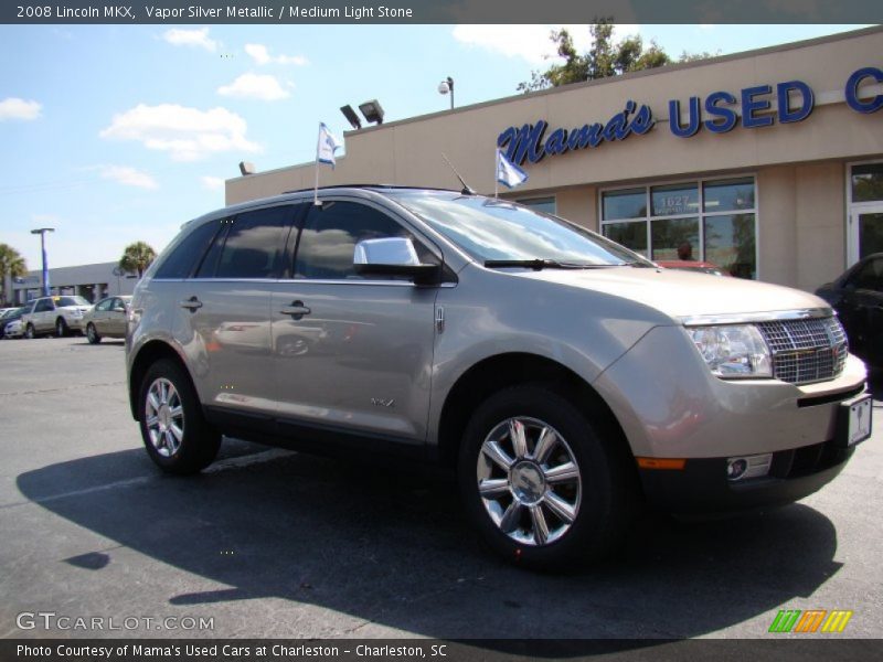 Vapor Silver Metallic / Medium Light Stone 2008 Lincoln MKX