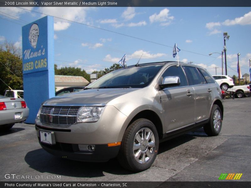 Vapor Silver Metallic / Medium Light Stone 2008 Lincoln MKX