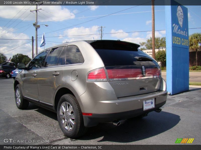 Vapor Silver Metallic / Medium Light Stone 2008 Lincoln MKX