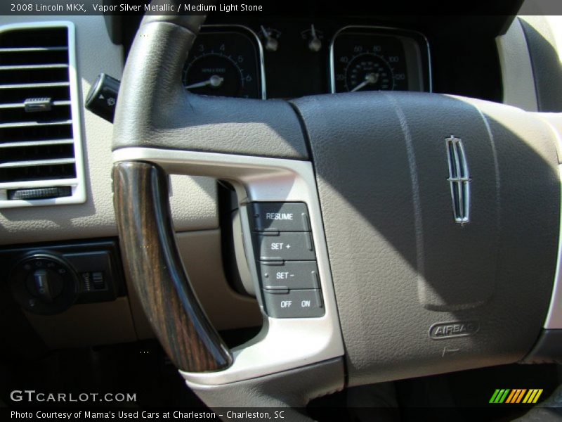 Vapor Silver Metallic / Medium Light Stone 2008 Lincoln MKX