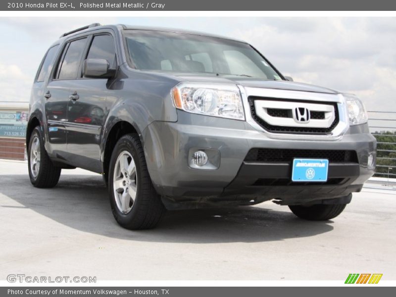 Polished Metal Metallic / Gray 2010 Honda Pilot EX-L