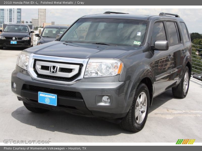 Polished Metal Metallic / Gray 2010 Honda Pilot EX-L