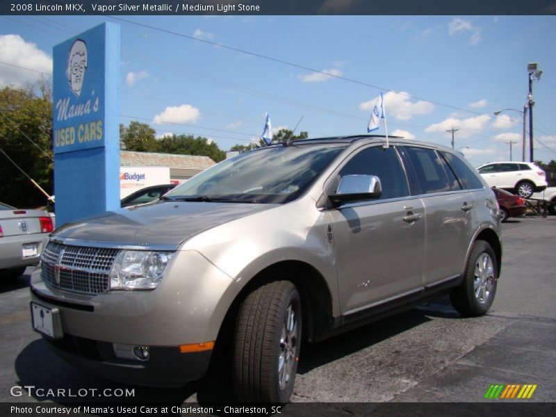 Vapor Silver Metallic / Medium Light Stone 2008 Lincoln MKX