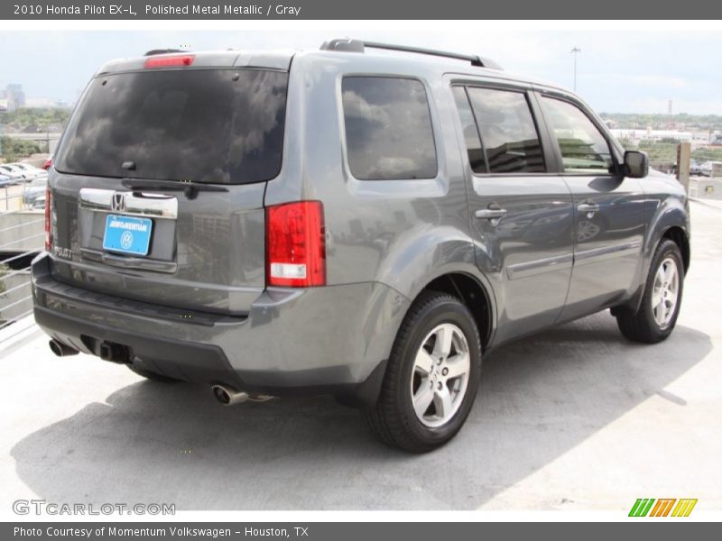 Polished Metal Metallic / Gray 2010 Honda Pilot EX-L