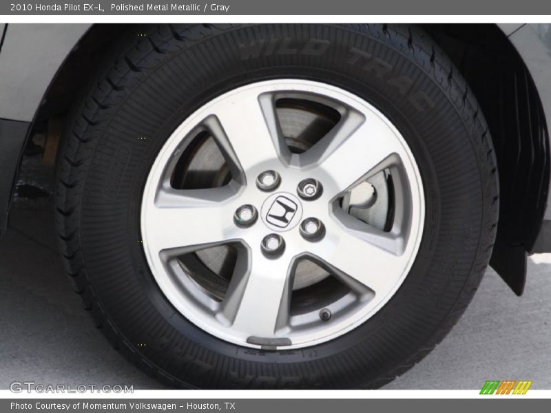 Polished Metal Metallic / Gray 2010 Honda Pilot EX-L
