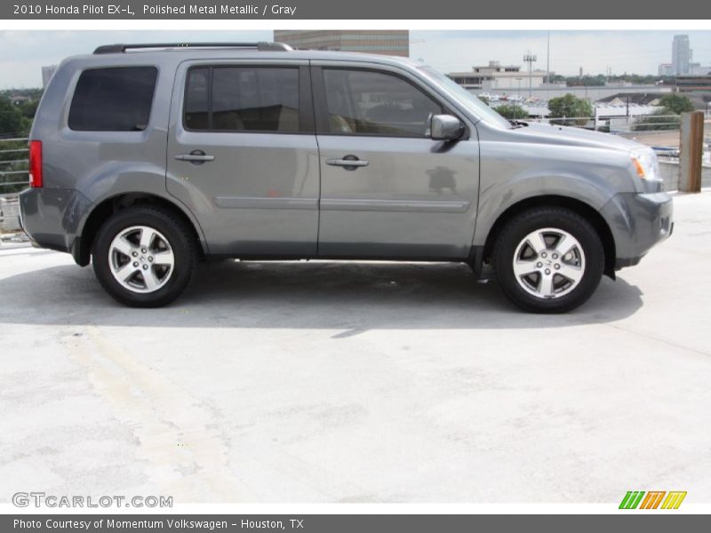 Polished Metal Metallic / Gray 2010 Honda Pilot EX-L