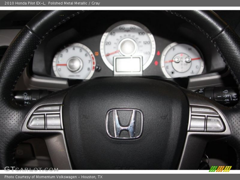 Polished Metal Metallic / Gray 2010 Honda Pilot EX-L