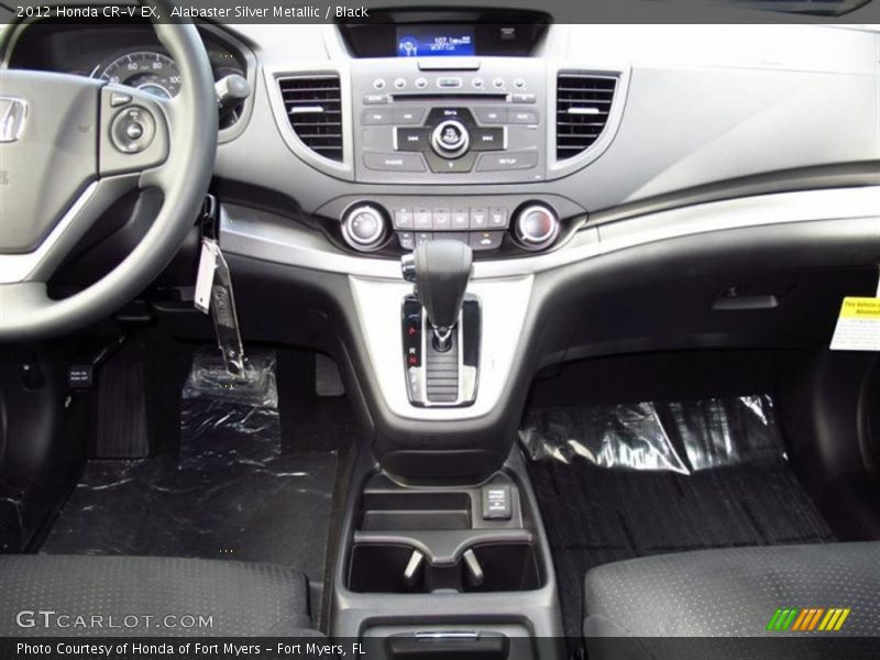 Alabaster Silver Metallic / Black 2012 Honda CR-V EX