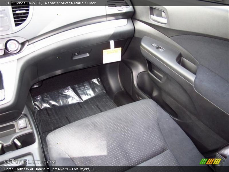 Alabaster Silver Metallic / Black 2012 Honda CR-V EX