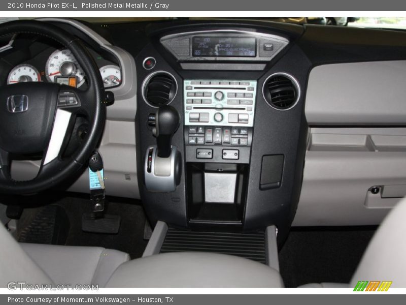 Polished Metal Metallic / Gray 2010 Honda Pilot EX-L