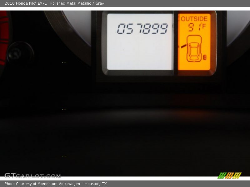 Polished Metal Metallic / Gray 2010 Honda Pilot EX-L