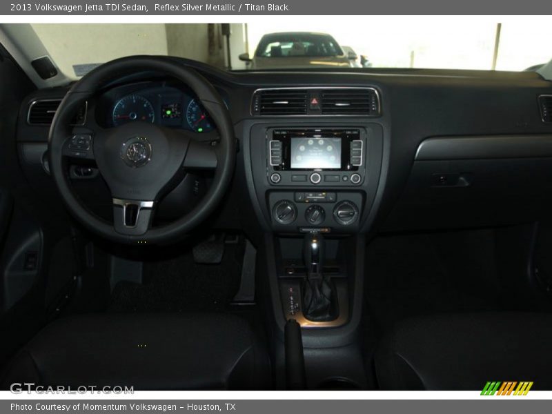 Reflex Silver Metallic / Titan Black 2013 Volkswagen Jetta TDI Sedan