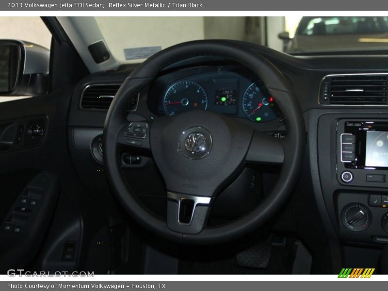 Reflex Silver Metallic / Titan Black 2013 Volkswagen Jetta TDI Sedan