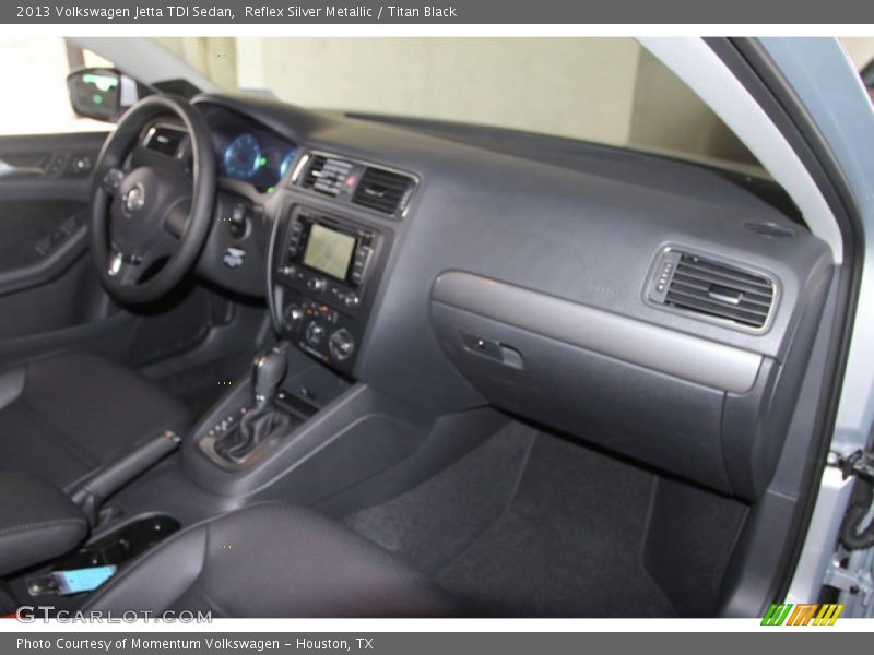 Reflex Silver Metallic / Titan Black 2013 Volkswagen Jetta TDI Sedan