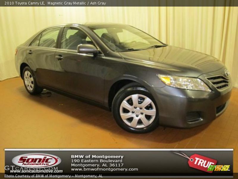 Magnetic Gray Metallic / Ash Gray 2010 Toyota Camry LE