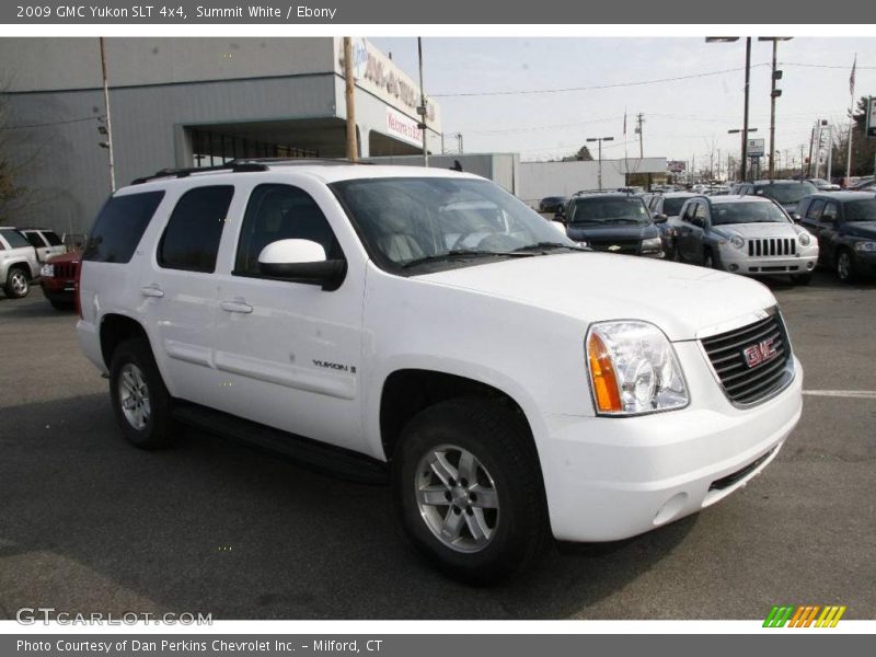 Summit White / Ebony 2009 GMC Yukon SLT 4x4