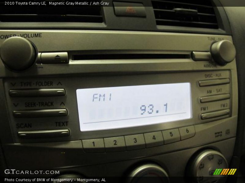 Magnetic Gray Metallic / Ash Gray 2010 Toyota Camry LE
