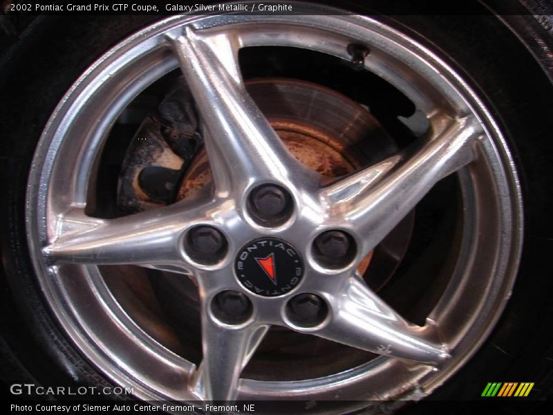 Galaxy Silver Metallic / Graphite 2002 Pontiac Grand Prix GTP Coupe