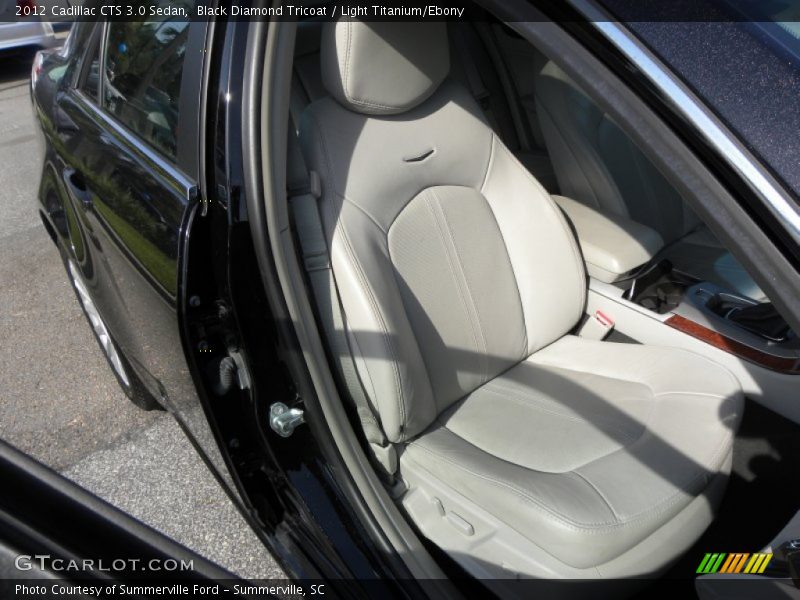 Black Diamond Tricoat / Light Titanium/Ebony 2012 Cadillac CTS 3.0 Sedan